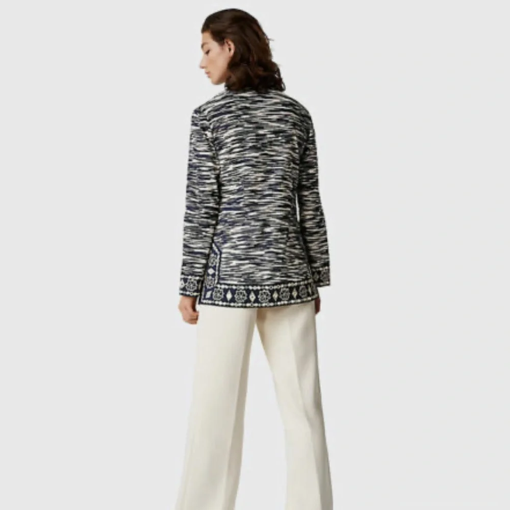 NWT Tory Burch Women’s‎ Space Dye Embellished Shisha Mirror Tunic Luxe Classic